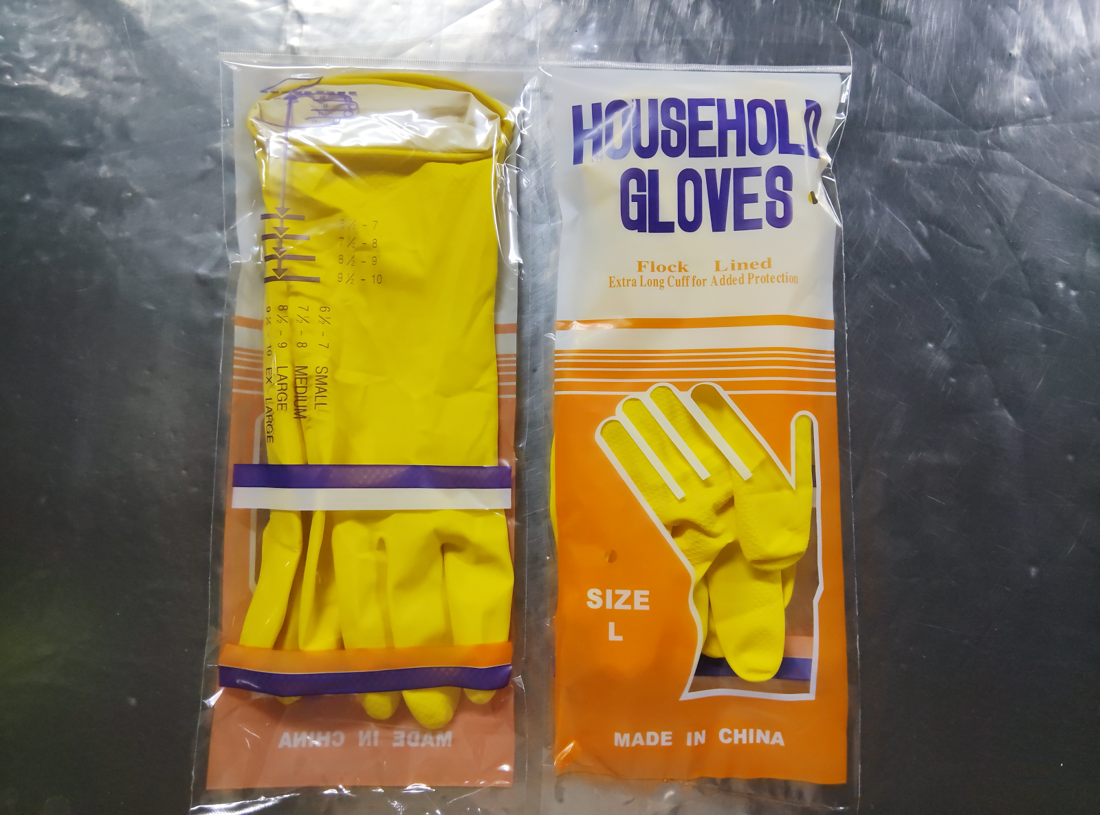 Private-label latex and nitrile glove packaging with dispenser boxes and master cartons